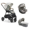Joie Pack Trio Poussette Finiti Signature Oyster + Siège Auto I-gemm 3 Pebble + Nacelle Ramble Signature Xl Oyster