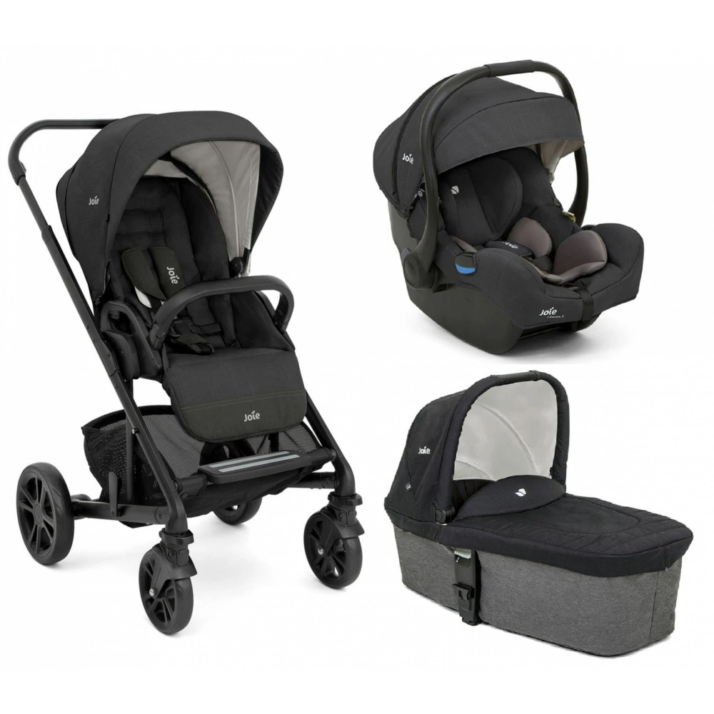 Joie Pack Trio Poussette Chrome Shale + Siège Auto I-gemm 3 Shale + Nacelle Chrome Shale 3 Joie Pack Trio Poussette Chrome Shale + Siège Auto I-gemm 3 Shale + Nacelle Chrome Shale