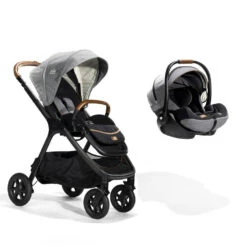 Joie Pack Duo Poussette Finiti Carbon + Siège Auto I-level Recline Carbon