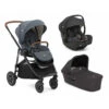 Joie Pack Trio Poussette Versatrax Lagoon + Siège Auto I-gemm 3 Shale + Nacelle Ramble Shale -Joie ji041261572